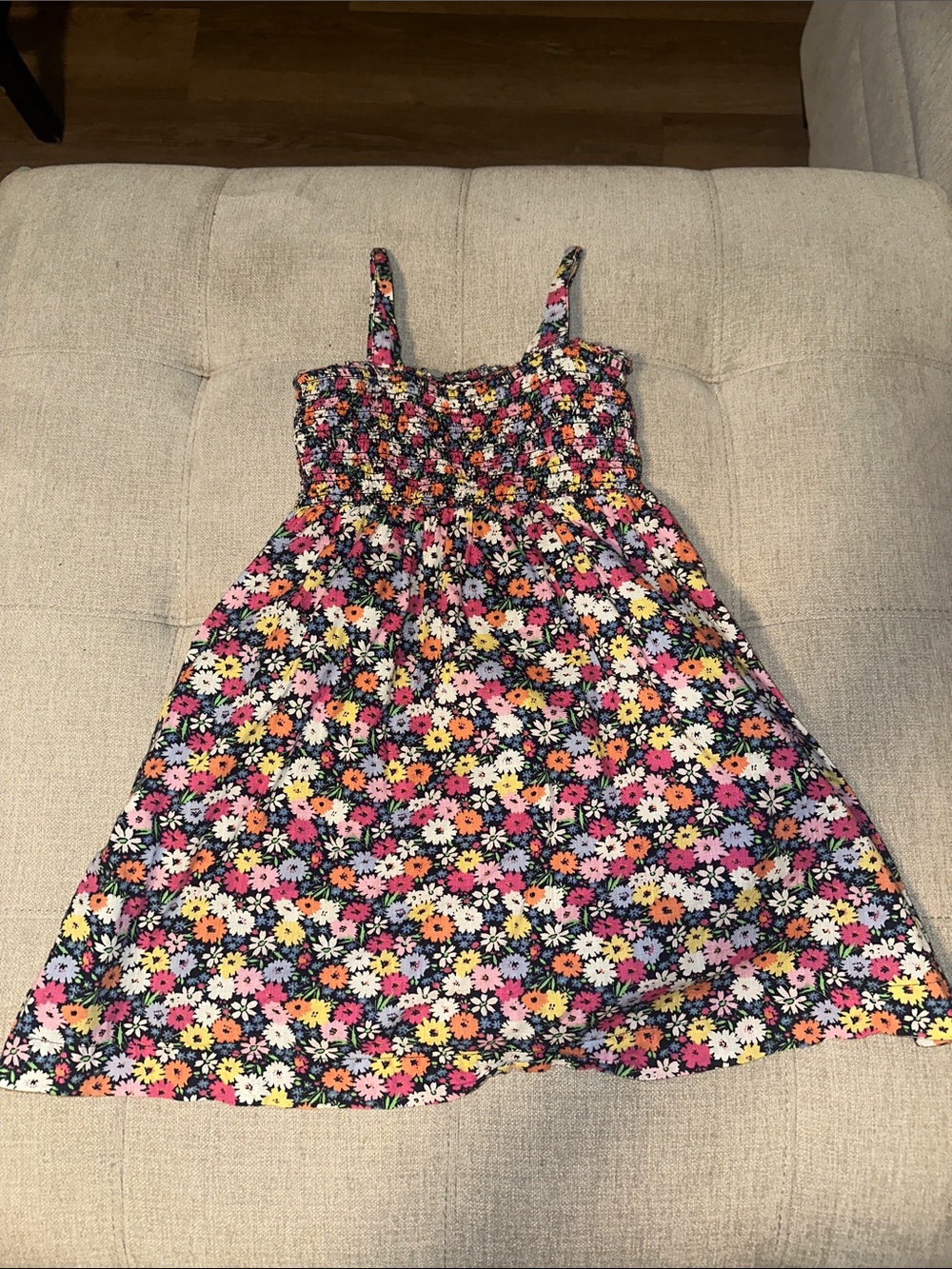 GAP Floral Sundress - Pink, Yellow, White, Orange, Green